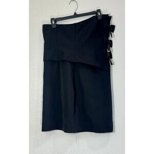 ASTR Black Dress with Side Bows NWT Size M